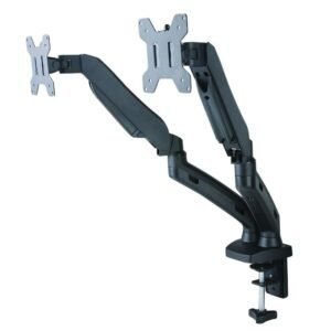 Protech DM-320 13-27" Dual-Screen Mount with C-Clamp & Grommet Mounting
