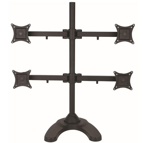 Protech 13 24″ Curve Triple TV/Monitor StandAlone Desk Mount