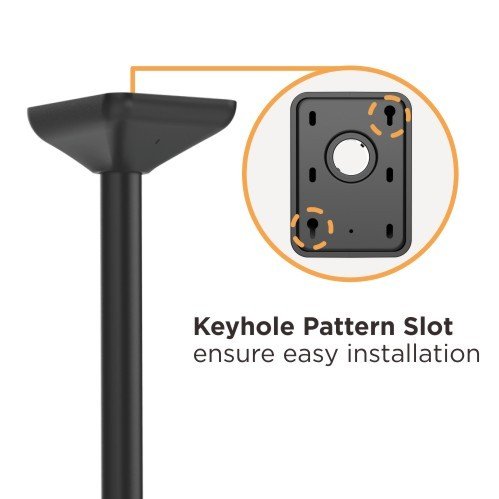 Protech Dual Screen 40″ – 55″ Video Wall /Menu Board Wall Mount With Optional Ceiling Mount (Up to 36 Inches Drop) - Image 3