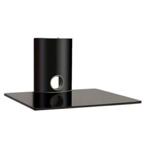 Protech DVD-501 Single Tier DVD/Receiver/STB Wall Mount Glass Shelf Unit