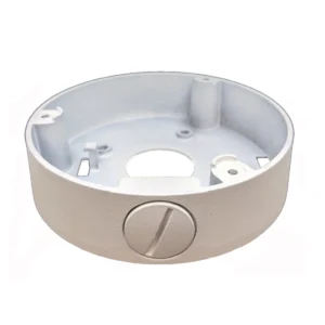 White Junction Box/Mounting Base For Hikvision Turret Camera Plastic