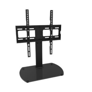 Protech Universal Tabletop Glass TV Stand For 32″ To 55″ LCD/LED/PLASMA TV Up To 40kgs/88lbs